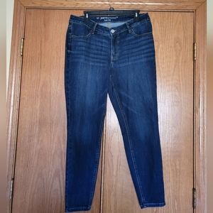 Maurices High Rise Short Dark Denim Jeans Size L